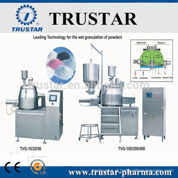 Série pharma máquina granulador misturador em pó